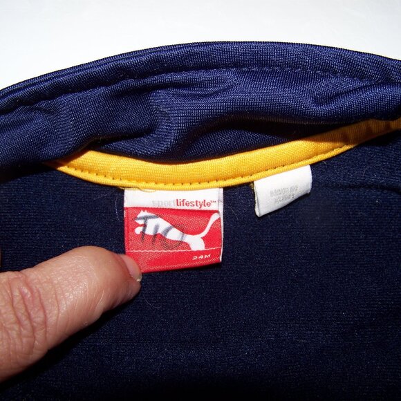 Boys Puma track jacket  Size 24M - Picture 5 of 7